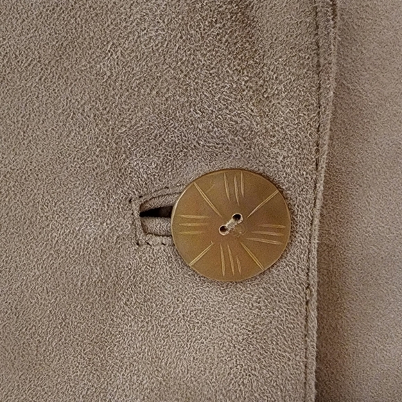 NEW Vintage Livingston Williams Lambskin Suede Women Handcraft Western Cut Coat - Picture 8 of 15